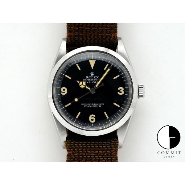 ロレックス エクスプローラーI Ref.1016 ステンレススチール ブラック文字盤