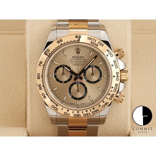 ロレックス デイトナ Ref.126503 SS/YG シャンパン文字盤