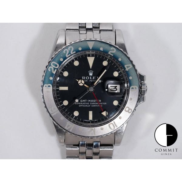 ロレックス GMTマスター Ref.1675 SS ブラック文字盤