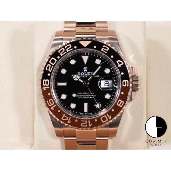 ロレックス GMTマスターII Ref.126715CHNR 18KERG ブラック文字盤