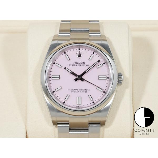 ロレックス オイスターパーペチュアル36 Ref.126000 ステンレススチール キャンディピンク...