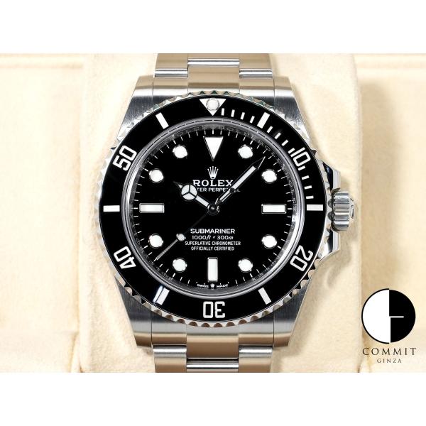 ロレックス サブマリーナー ノンデイト Ref.124060 ステンレススチール ブラック文字盤