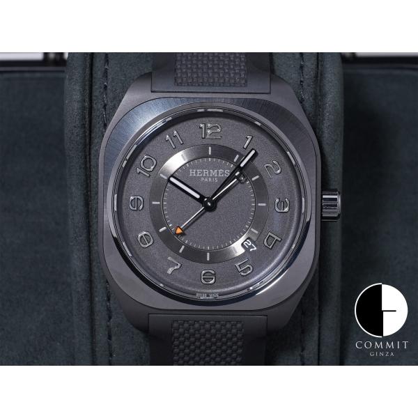 エルメス H08 Ref.W049433WW00 グラフェン ブラック文字盤