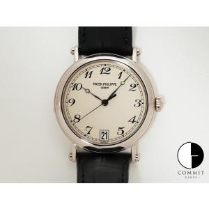 パテックフィリップ カラトラバ Ref.5053G-001 18KWG アイボリー文字盤｜commitginza