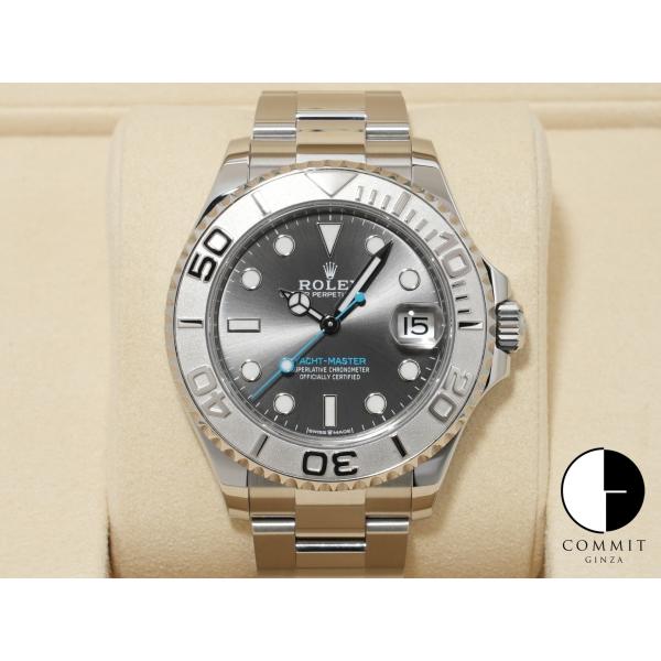 ロレックス ヨットマスター37 Ref.268622 ステンレススチール/プラチナ スレート文字盤