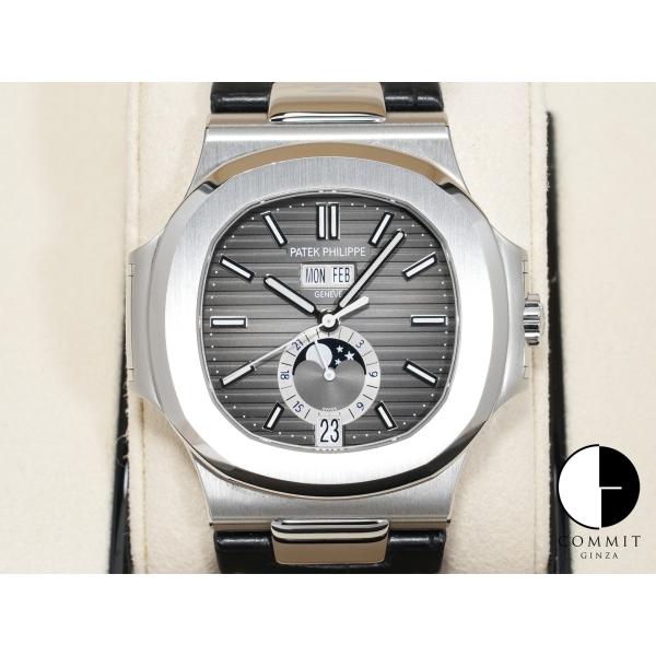 パテックフィリップ ノーチラス アニュアルカレンダー ムーンフェイズ Ref.5726A-001 S...