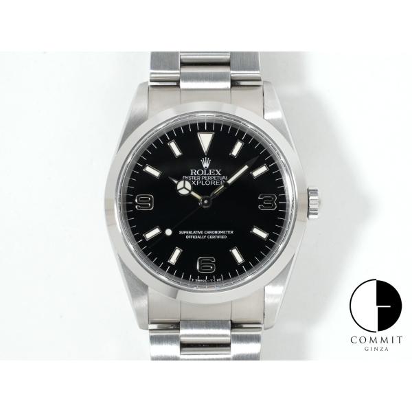 ロレックス エクスプローラーI Ref.14270 ステンレススチール ブラック文字盤 オイスターブ...
