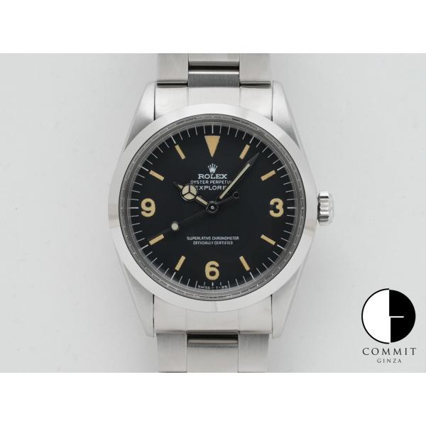 ロレックス エクスプローラーI Ref.1016 ステンレススチール ブラック文字盤