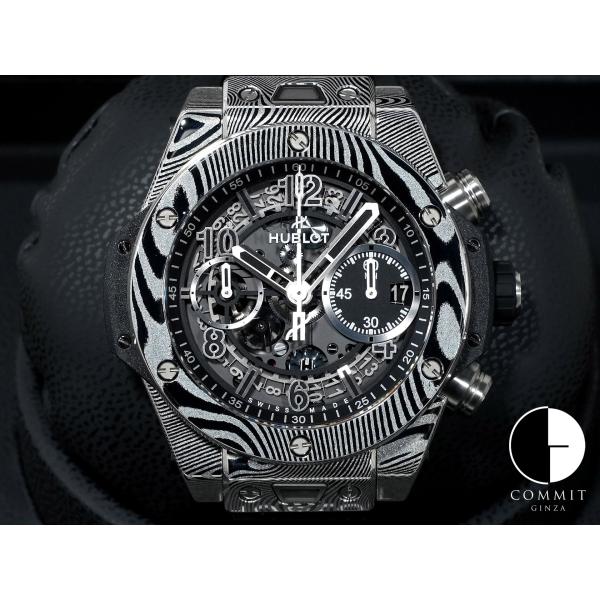 ウブロ ビッグバン ウニコ グルメ Ref.441.DS.1170.NR.GAS22 ダマスカス鋼 ...