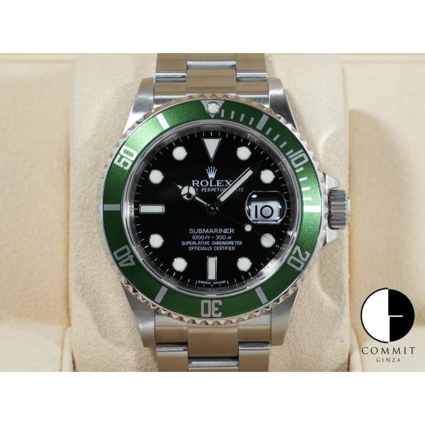 ロレックス サブマリーナー デイト Ref.16610LV SS ブラック文字盤