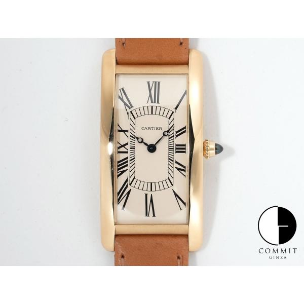 カルティエ タンク サントレ Ref.WGTA0057 イエローゴールド ベージュ文字盤