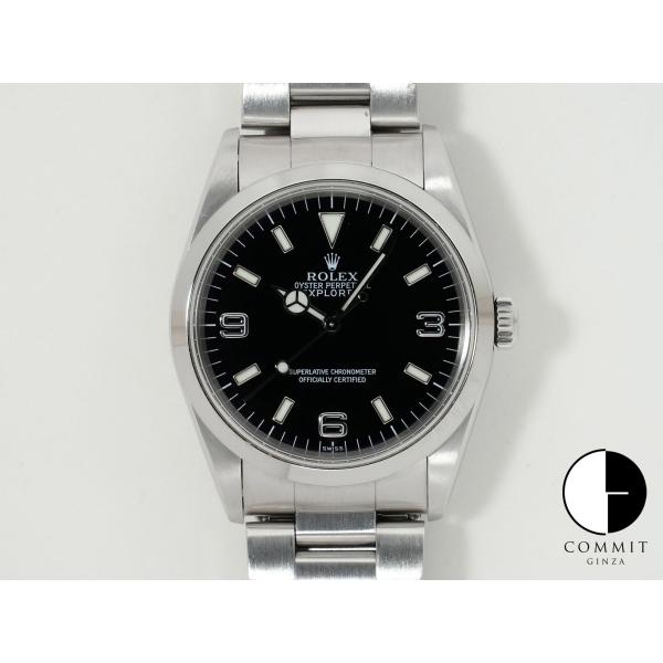 ロレックス エクスプローラーI Ref.14270 ステンレススチール ブラック文字盤 オイスターブ...