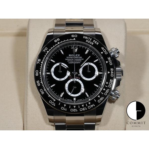 ロレックス デイトナ Ref.126500LN SS ブラック文字盤
