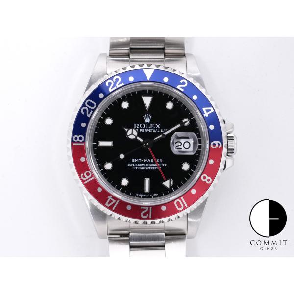 ロレックス GMTマスター Ref.16700 ステンレススチール ブラック文字盤 オイスターブレス...