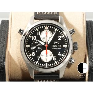 IWC パイロットウォッチ クロノグラフ Ref.IW371813 SS ブラック文字盤｜commitginza