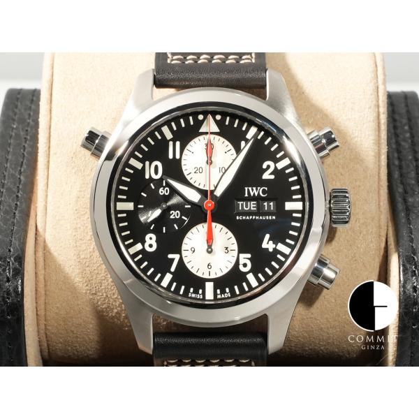 IWC パイロットウォッチ クロノグラフ Ref.IW371813 SS ブラック文字盤