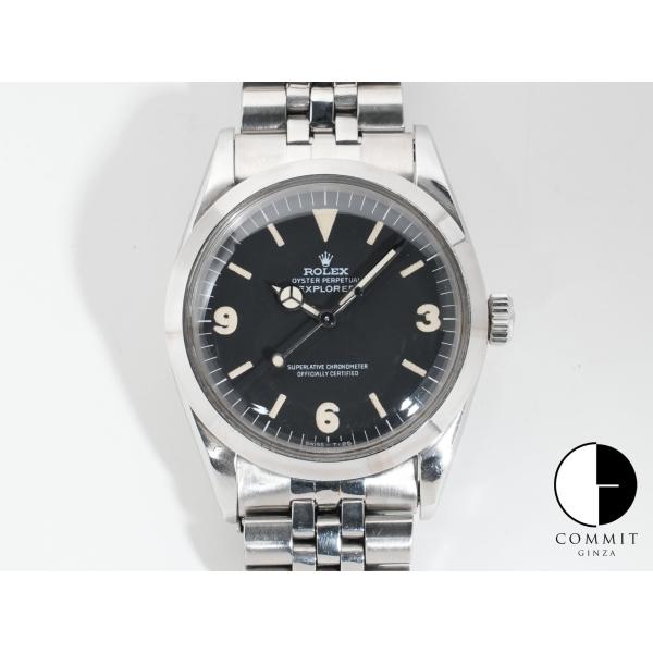 ロレックス エクスプローラーI Ref.1016 ステンレススチール ブラック文字盤