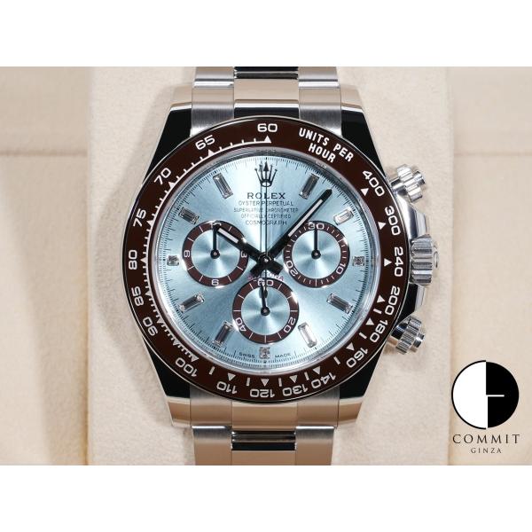ロレックス デイトナ Ref.126506A PT アイスブルーx11Pダイヤ文字盤