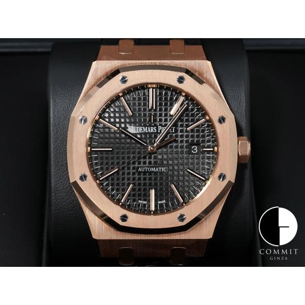 オーデマピゲ ロイヤルオーク Ref.15400OR.OO.D002CR.01 ピンクゴールド ブラ...