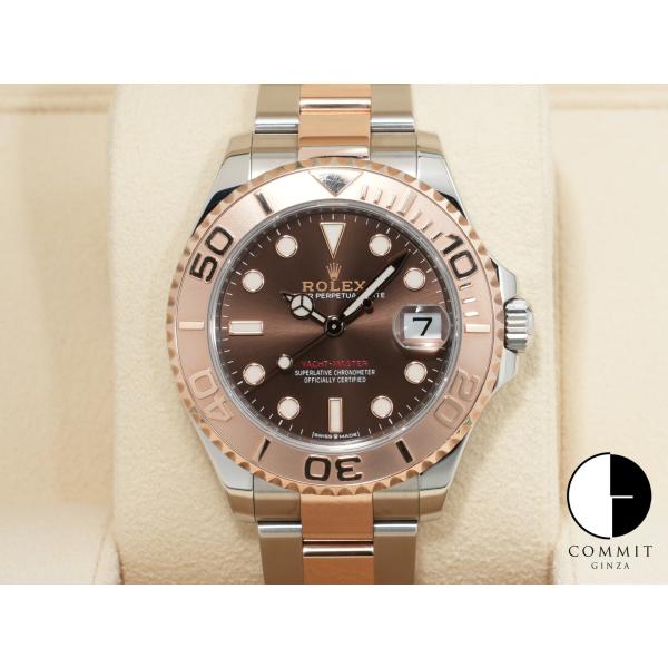 ロレックス ヨットマスター37 Ref.268621 ステンレススチール/エバーローズゴールド チョ...