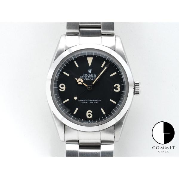 ロレックス エクスプローラーI Ref.1016 ステンレススチール ブラック文字盤