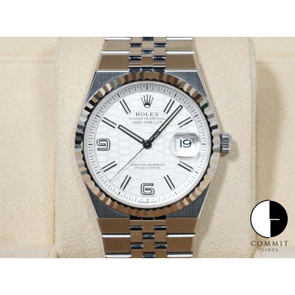 ロレックス ランドドゥエラー Ref.127234 ステンレススチール/ホワイトゴールド ホワイト文...