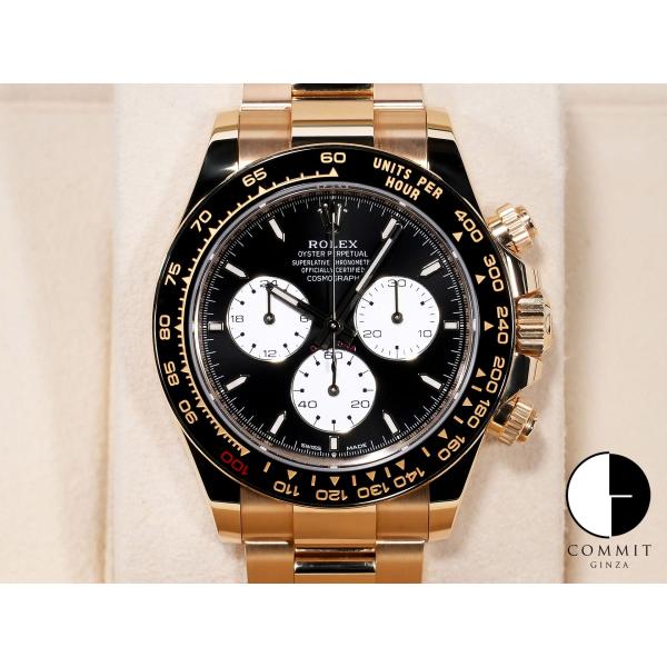 ロレックス デイトナ Ref.126528LN イエローゴールド ブライトブラック文字盤