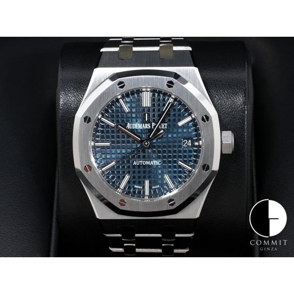 オーデマピゲ ロイヤルオーク Ref.15450ST.OO.1256ST.03 SS ブルー文字盤
