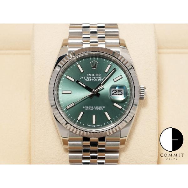 ロレックス デイトジャスト36 Ref.126234 ステンレススチール/ホワイトゴールド ミントグ...