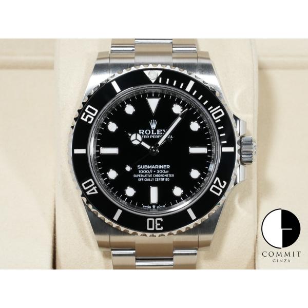ロレックス サブマリーナー ノンデイト Ref.124060 ステンレススチール ブラック文字盤
