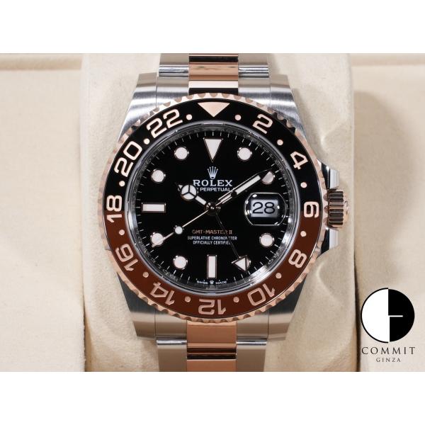 ロレックス GMTマスターII Ref.126711CHNR ステンレススチール/エバーローズゴール...
