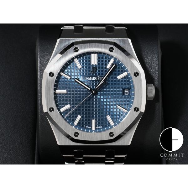 オーデマピゲ ロイヤルオーク Ref.15500ST.OO.1220ST.01 SS ブルー文字盤