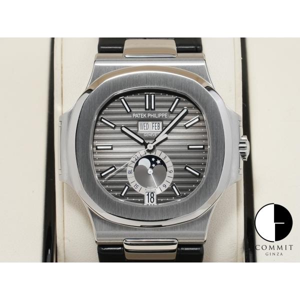 パテックフィリップ ノーチラス アニュアルカレンダー ムーンフェイズ Ref.5726A-001 S...