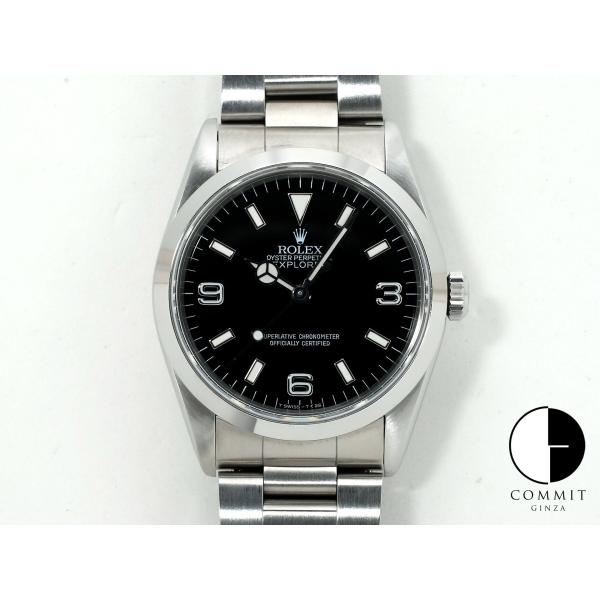 ロレックス エクスプローラーI Ref.14270 ステンレススチール ブラック文字盤 オイスターブ...