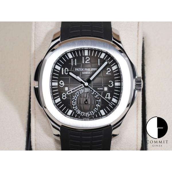パテックフィリップ アクアノート トラベルタイム Ref.5164A-001 SS ブラック文字盤