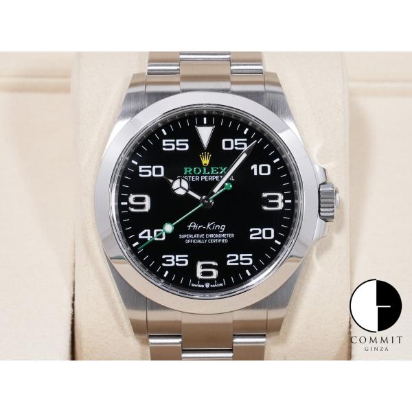 ロレックス エアキング Ref.126900 ステンレススチール ブラック文字盤 オイスターブレスレ...