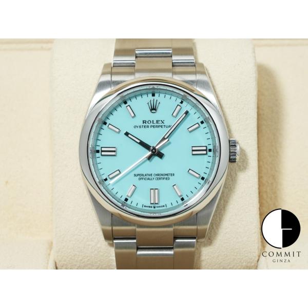 ロレックス オイスターパーペチュアル36 Ref.126000 ステンレススチール ターコイズ文字盤