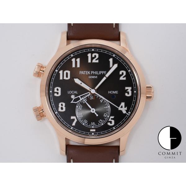 パテックフィリップ カラトラバ パイロット トラベルタイム Ref.5524R-001 ローズゴール...
