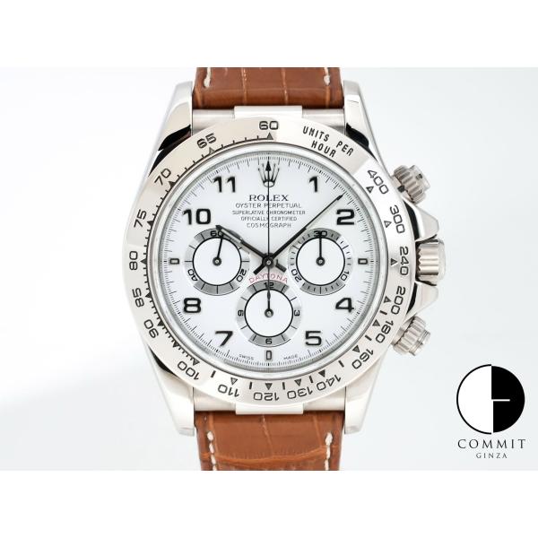 ロレックス デイトナ エルプリメロ Ref.16519 ホワイトゴールド ホワイトアラビア文字盤