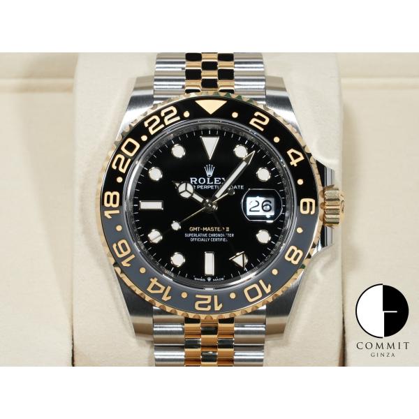 ロレックス GMTマスターII Ref.126713GRNR ステンレススチール/イエローゴールド ...