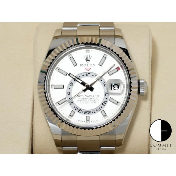 ロレックス スカイドゥエラー Ref.336934 ステンレススチール/ホワイトゴールド ホワイト文...