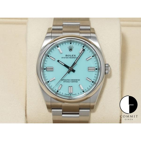 ロレックス オイスターパーペチュアル36 Ref.126000 ステンレススチール ターコイズ文字盤