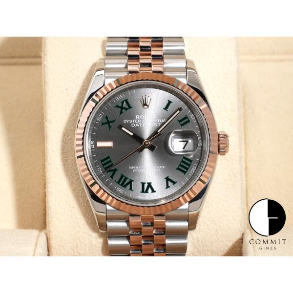 ロレックス デイトジャスト36 Ref.126231 SS/ERG スレートローマン文字盤