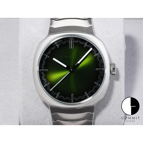 H.モーザー ストリームライナー センターセコンド Ref.6201-1200 SS マトリックスグ...