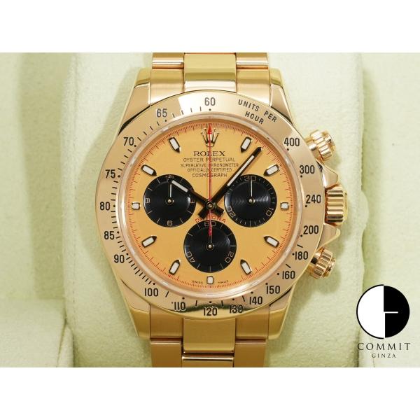 ロレックス デイトナ Ref.116528 イエローゴールド シャンパンxブラック文字盤
