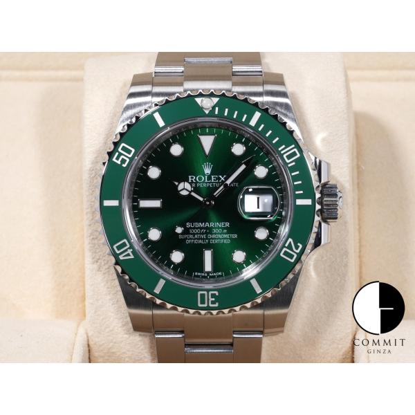 ロレックス サブマリーナー デイト Ref.116610LV ステンレススチール グリーン文字盤