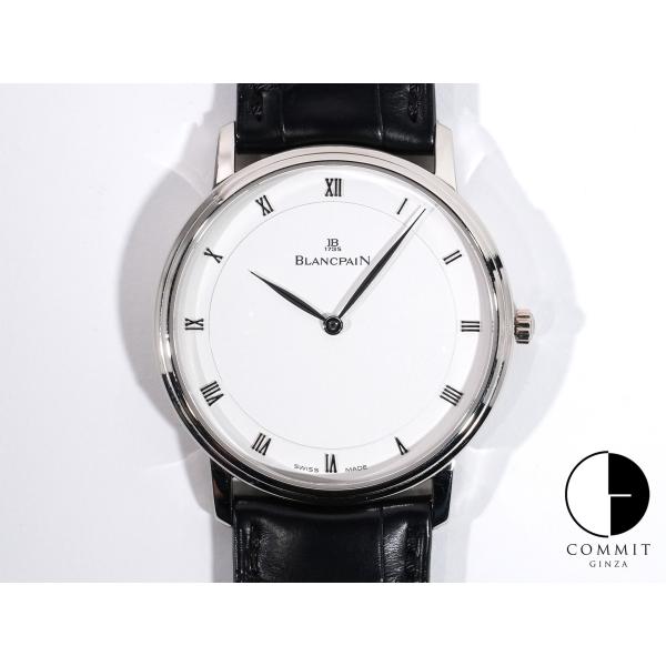 ブランパン ヴィルレ ウルトラスリム Ref.4053-1542-55 ホワイトゴールド ホワイト文...