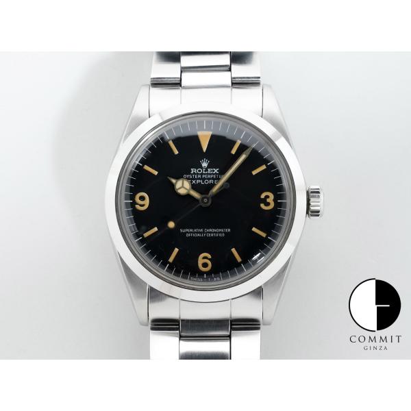 ロレックス エクスプローラーI Ref.1016 ステンレススチール ブラック文字盤