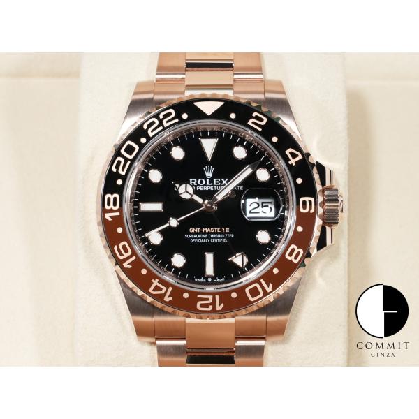 ロレックス GMTマスターII Ref.126715CHNR 18KERG ブラック文字盤