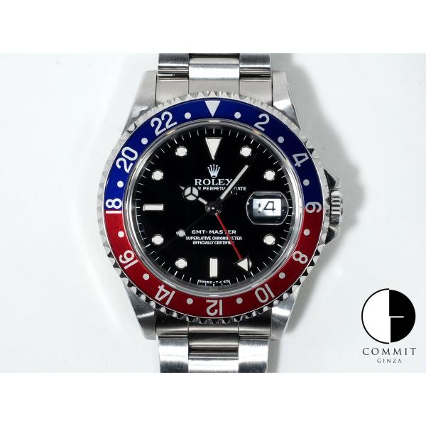 ロレックス GMTマスター Ref.16700 ステンレススチール ブラック文字盤 オイスターブレス...